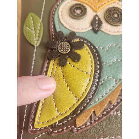 Chala Handbag Ziparound Bifold Wallet w/ Owl NWT - Picture 3 of 10